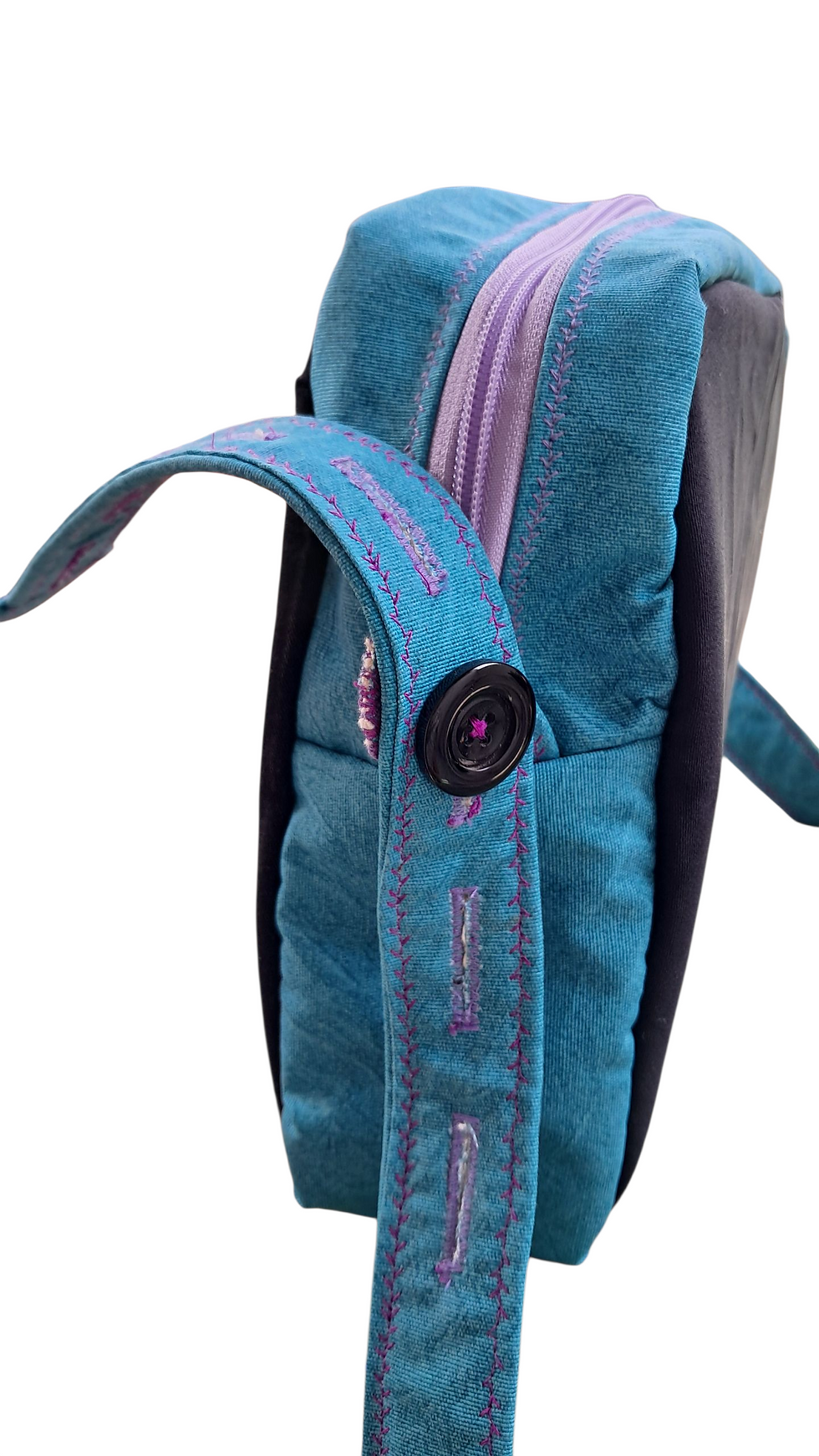 Miniatura: Shoulder bag Bolsa lateral artesanal bordada