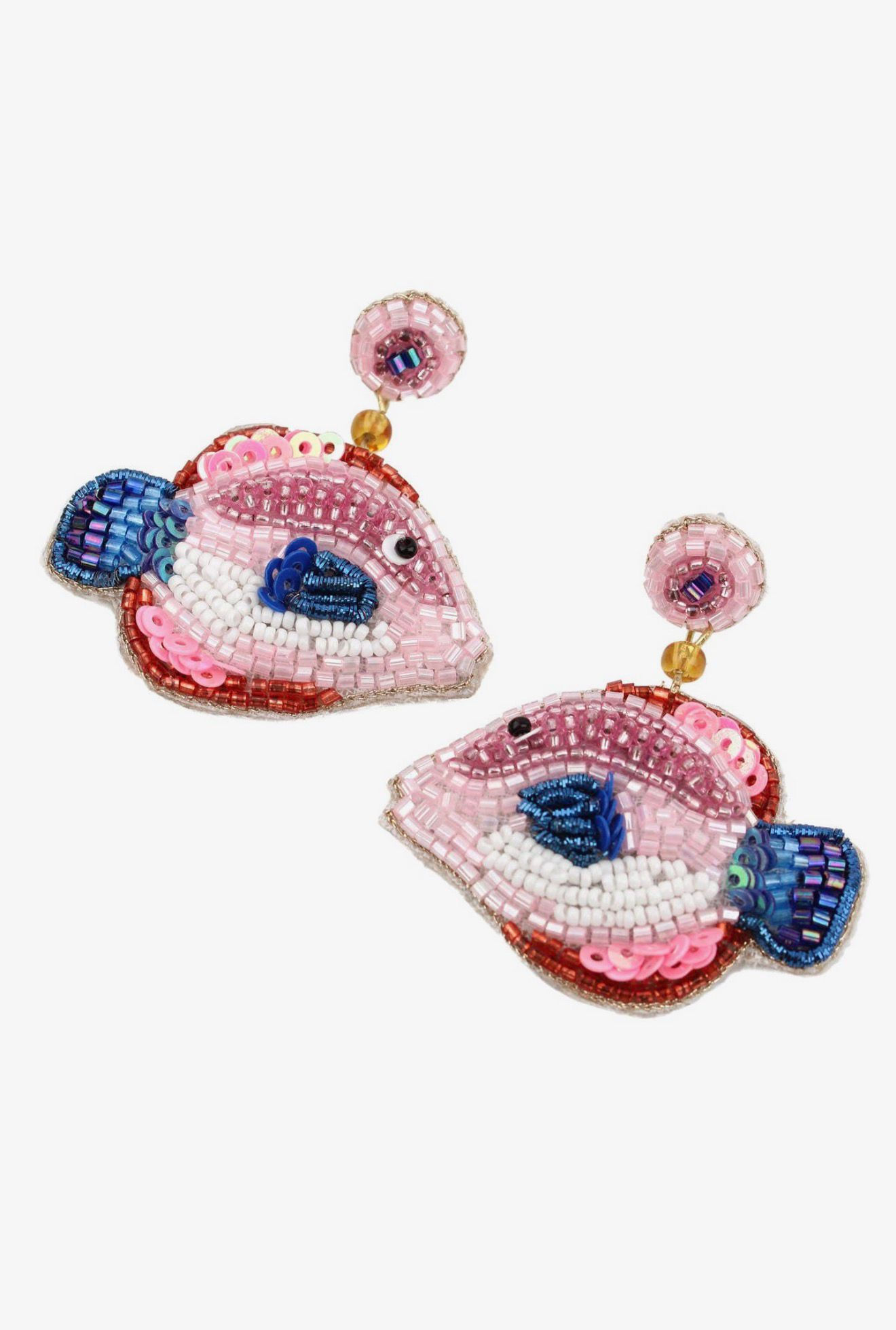 "Fisch" rosa/weiß/blau