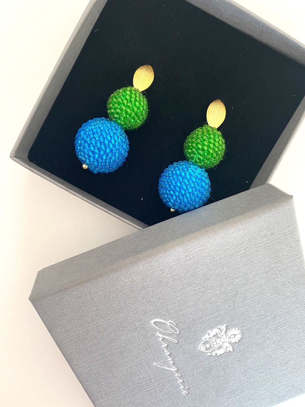 Miniaturbild: Edles Beeren - Duo, türkis - grasgrün
