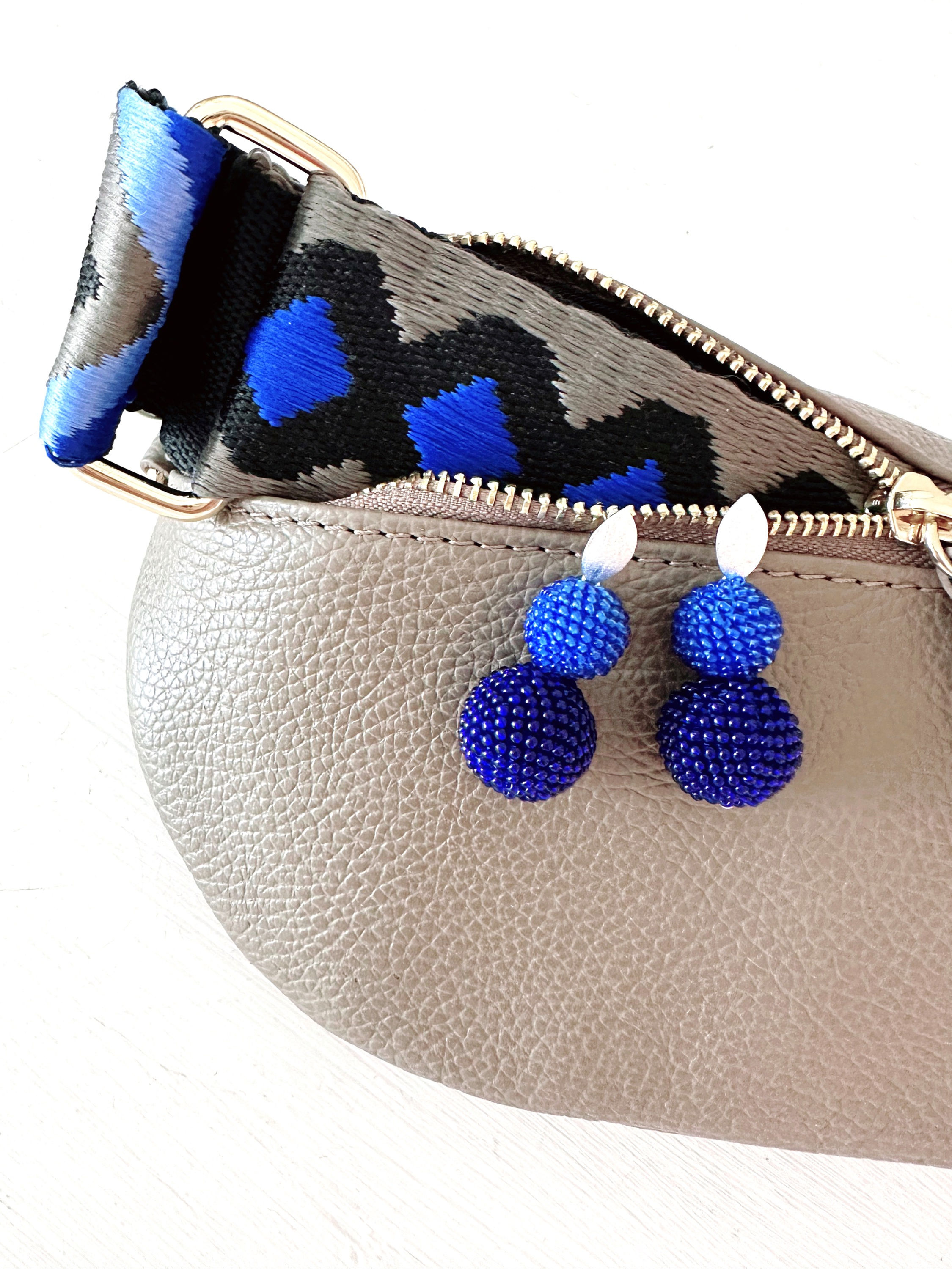 Edles Beeren - Duo, blitzblau - himmelblau