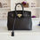 Miniaturbild: Elegante Ledertasche, schwarz