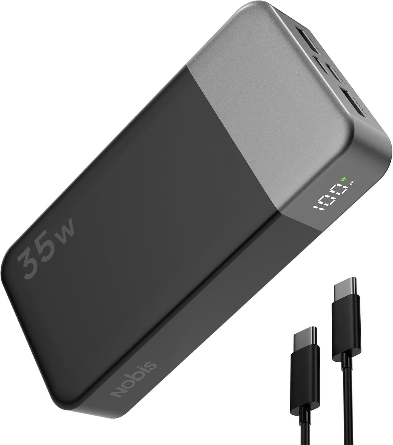 Nobis Power Bank 20000mAh Mobile External Battery Fast Charging 35W Portable Cha