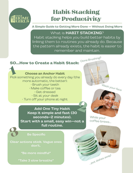 Professional Organizer in Seattle, WA & Los Angeles, CA | Habit Stacking for Daily Organization