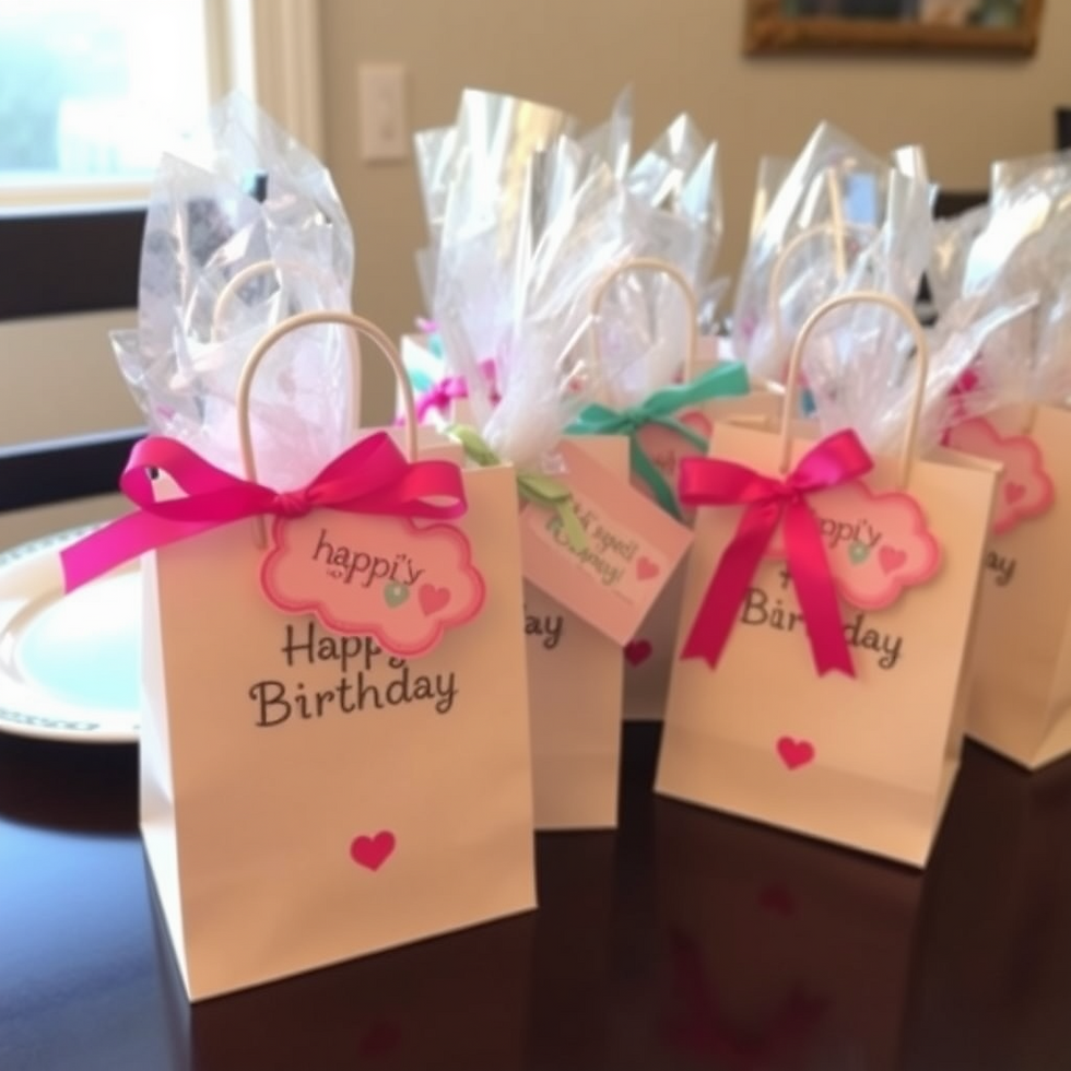 Pixelate birthday party goodie bags packages