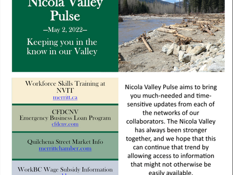 Nicola Valley Pulse - April 2