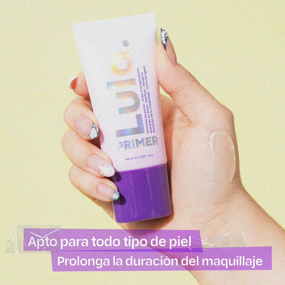 Vista frontal del primer facial de Lula beauty con una descripcion inferior