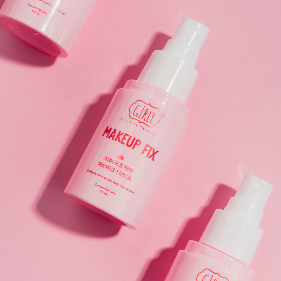 Vista superior de 3 fijadores mini de Girly