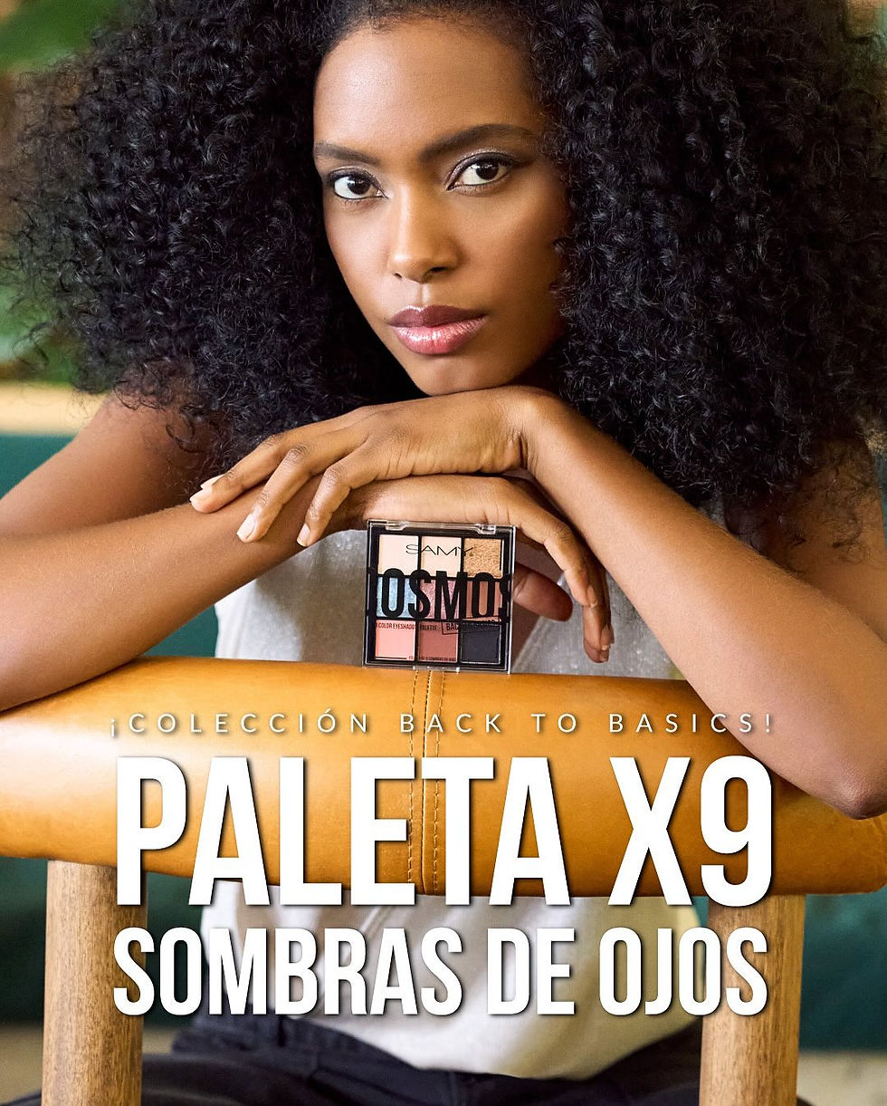 descripcion de paleta de sombras x9 rose 2 de samy