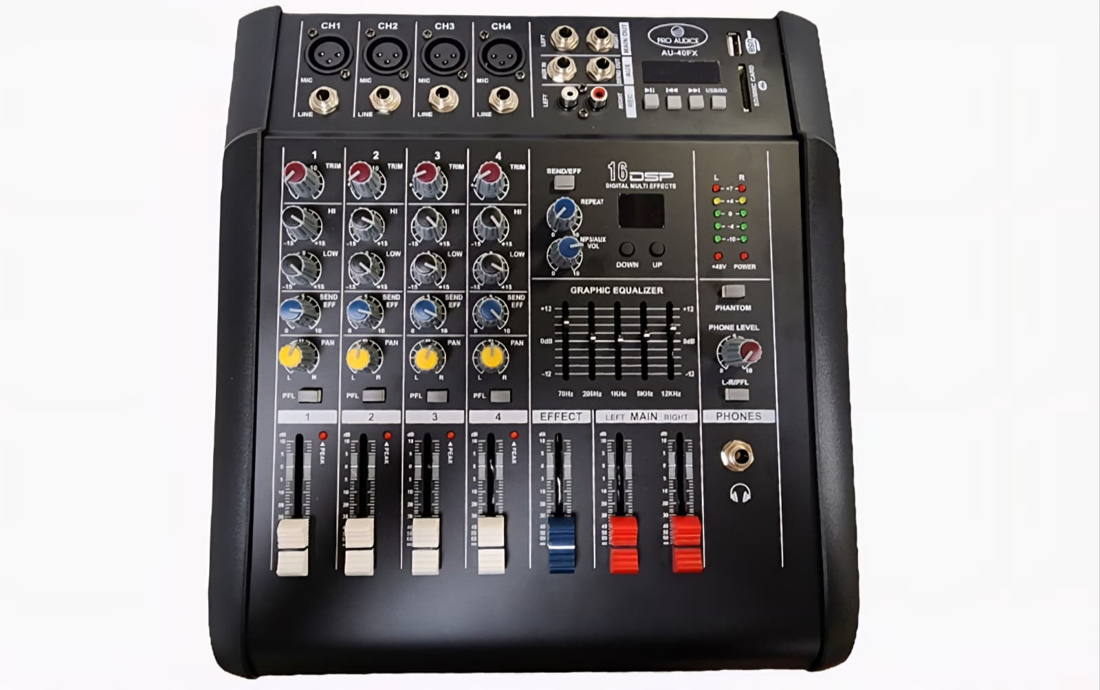 Consola potenciada Pro Audice modelo AU-40FX