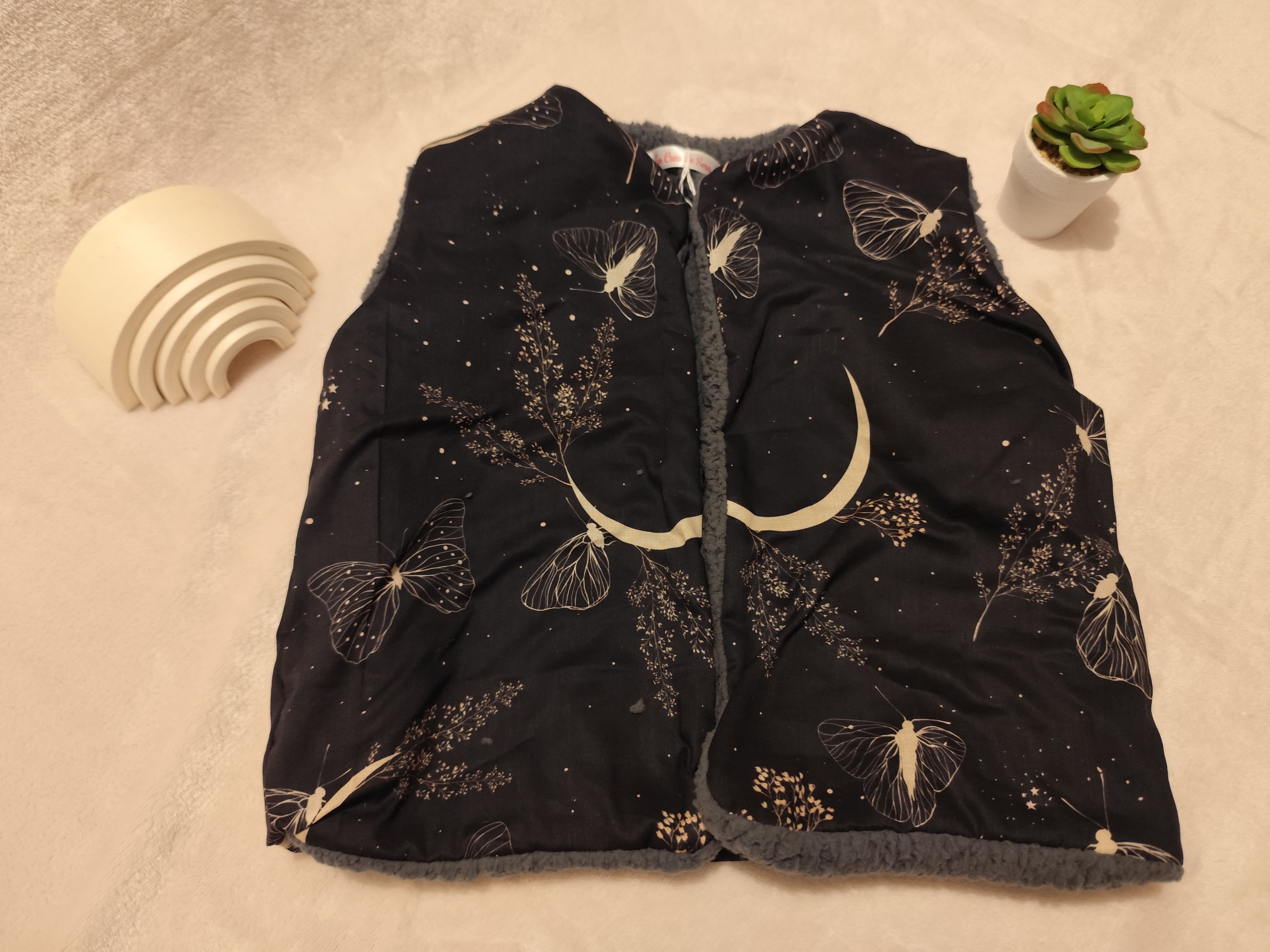 Gilet "Borboleta" 6 ans