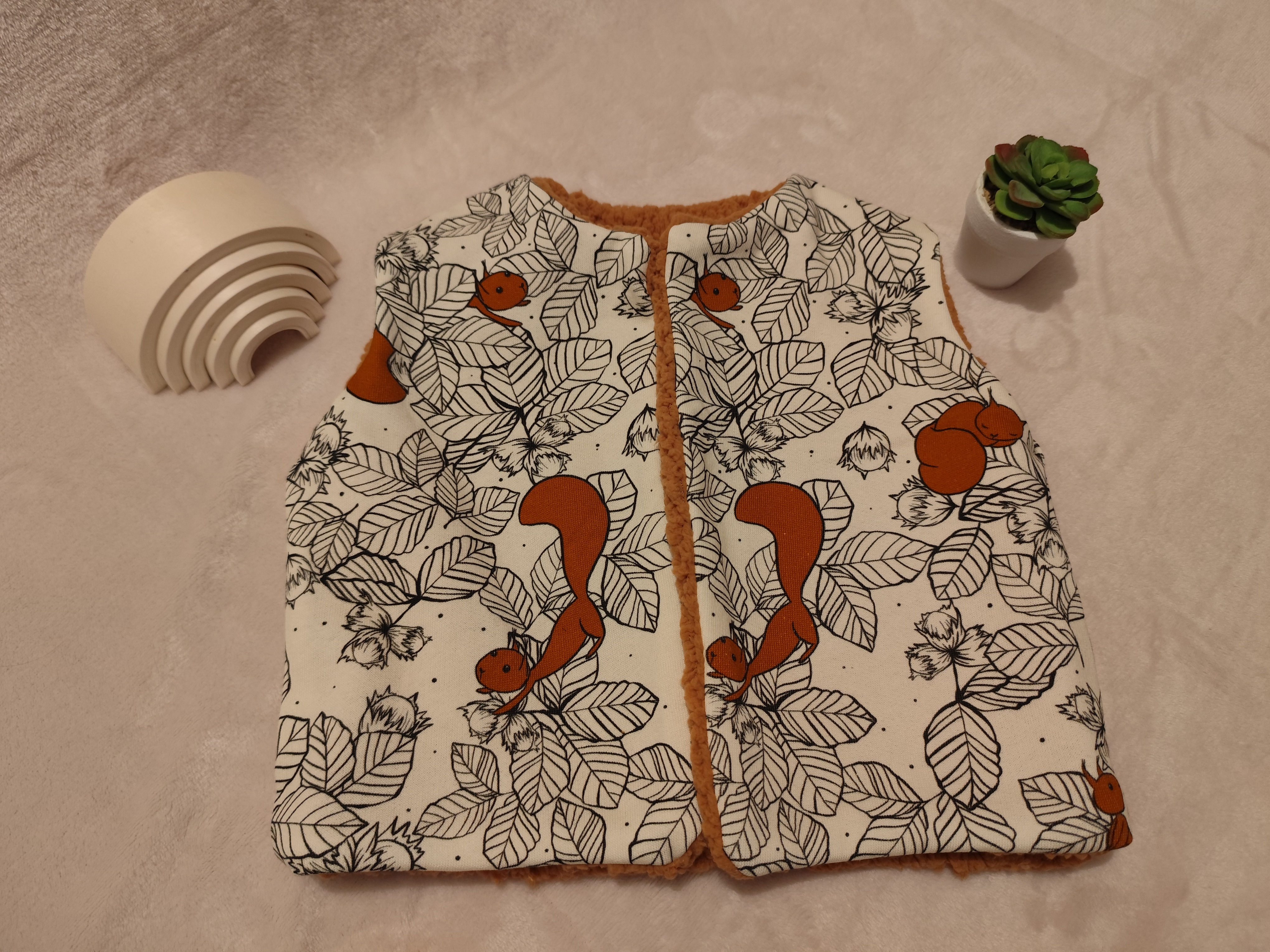 Gilet "Ecureuils" 3 ans