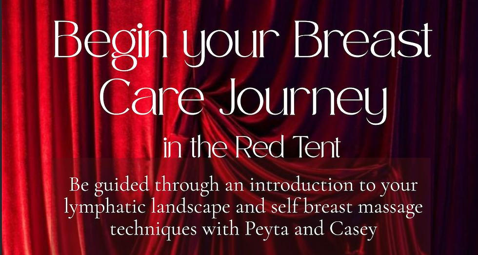 Begin Your Breast Health Care Journey in the Red Tent
