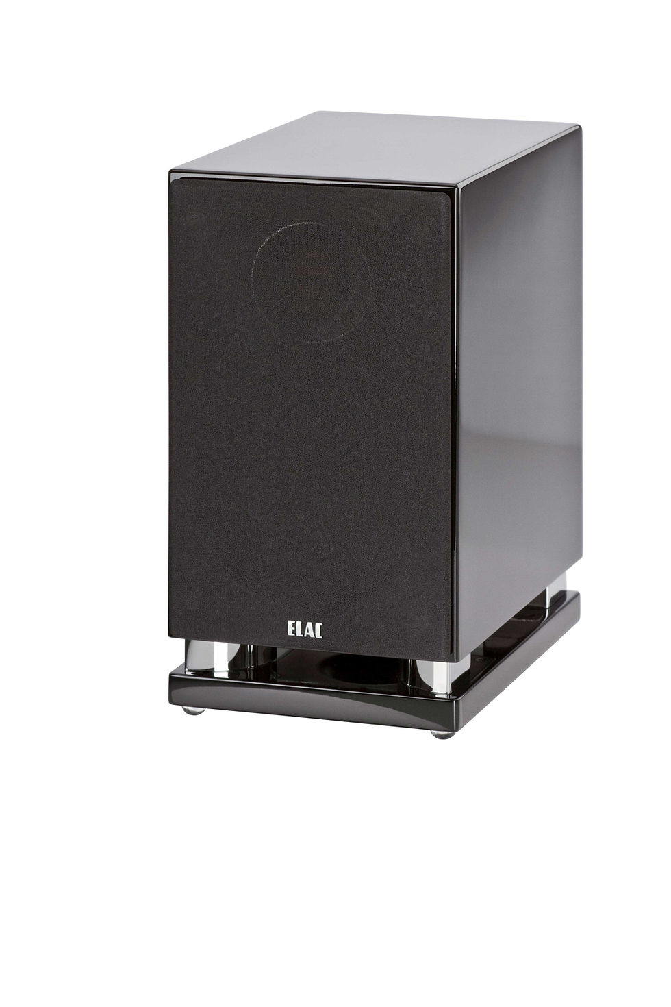 Miniaturbild: Elac BS 403 schwarz Seite mit Abdeckung