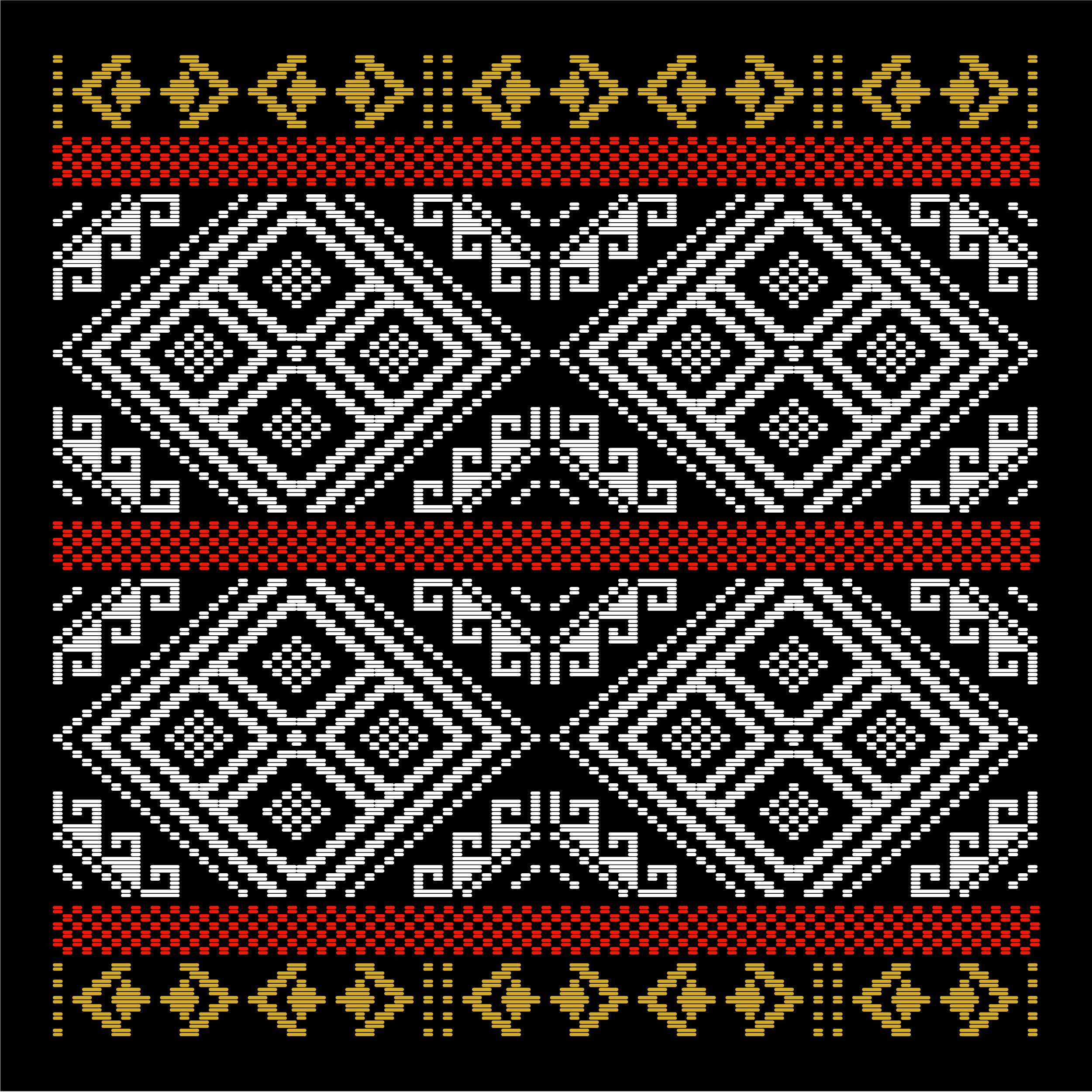 Hoa văn vector K'HO 004