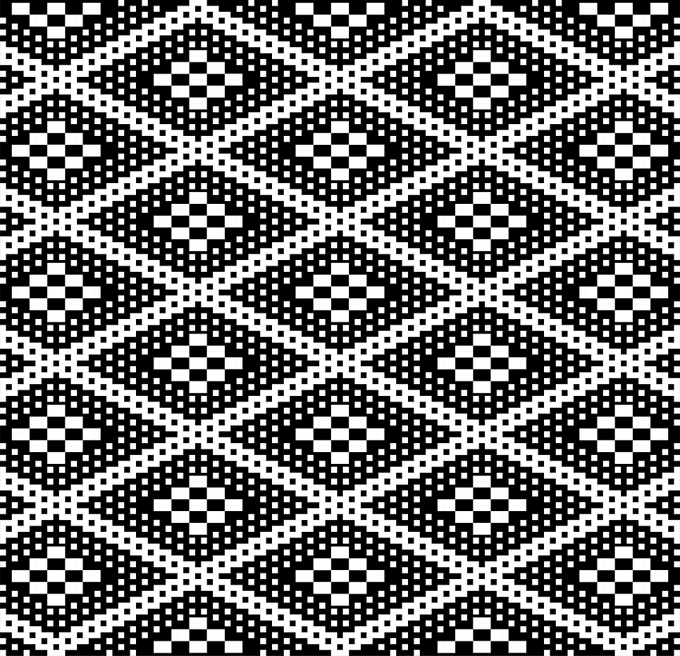 Hoa văn pixel K'HO 007