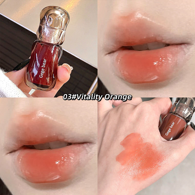 Thumbnail: Gege Bear Crystal Gloss Lip Tint — Autumn/Winter Hydrating Formula, Mirror-Glo