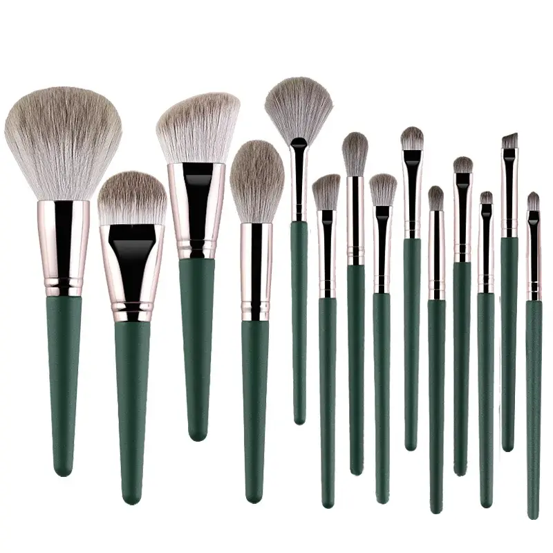 14Pcs Makeup Brushes Soft Fluffy Makeup Tools Cosmetic Powder Eye Shadow Foundat