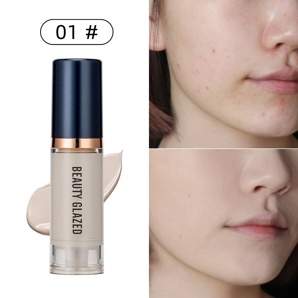 Thumbnail: Beauty Glazed 6 Color Liquid Foundation Concealer - Full Coverage, Long-Lasting,