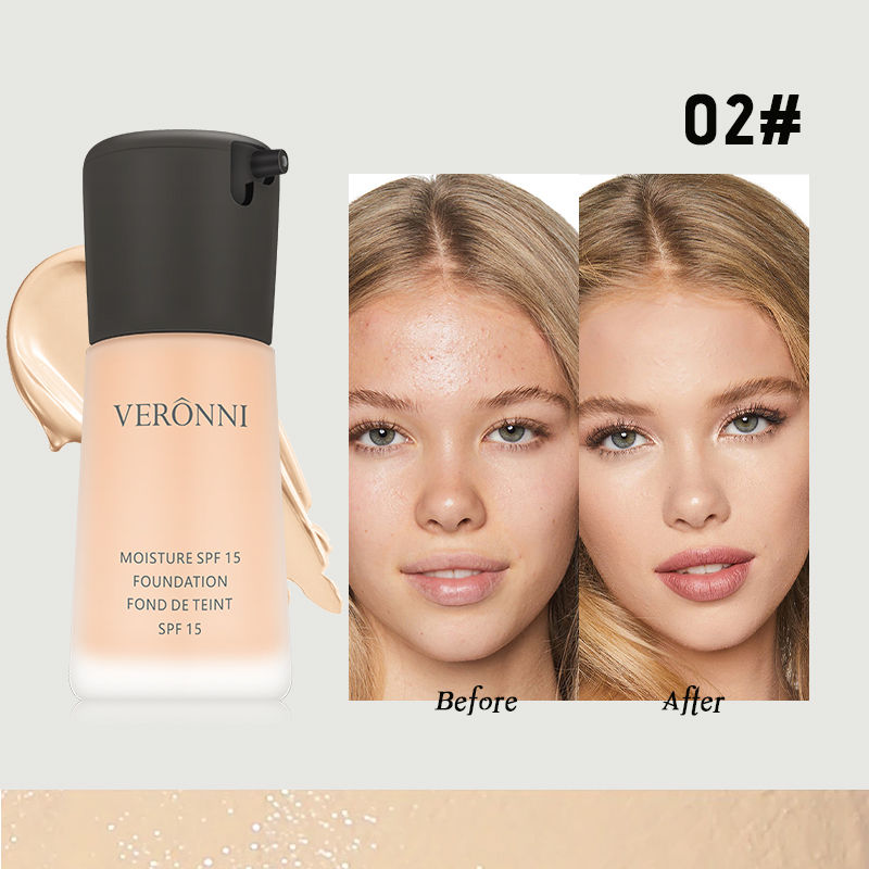 Thumbnail: Matte Liquid Foundation Oil Control Concealer BB Cream Waterproof Lasting Full C