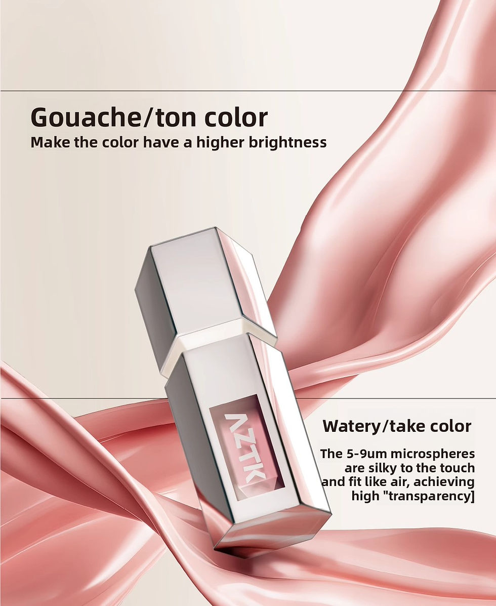 Thumbnail: AZTK Liquid Blush Highlighter Contour Stick - Creamy Matte Natural Flush,Face Sc