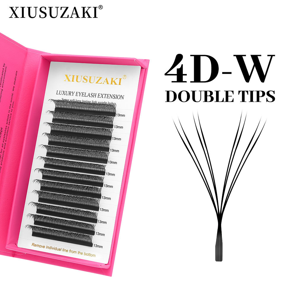 Thumbnail: XIUSUZAKI W Shaped Lash Extensions Bloom 2D 3D 4D 5D 6D 7D 8D Premade Fans Eyela