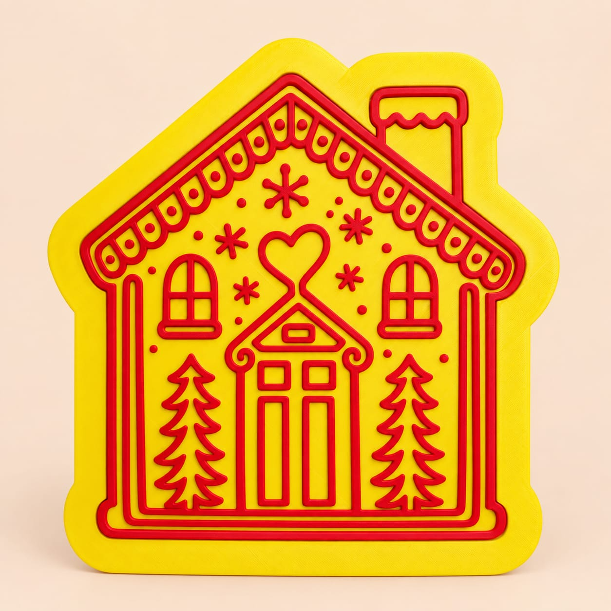 Forma Molde Casinha Encantada de Natal