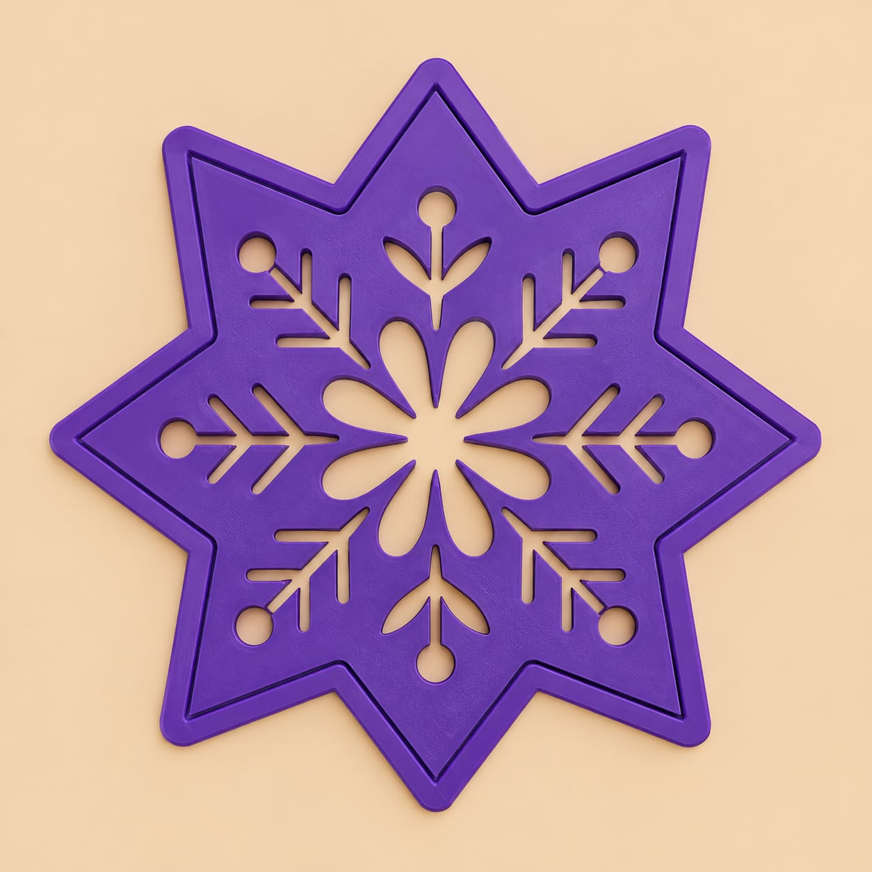 Forma Molde Estrela Floco de Neve
