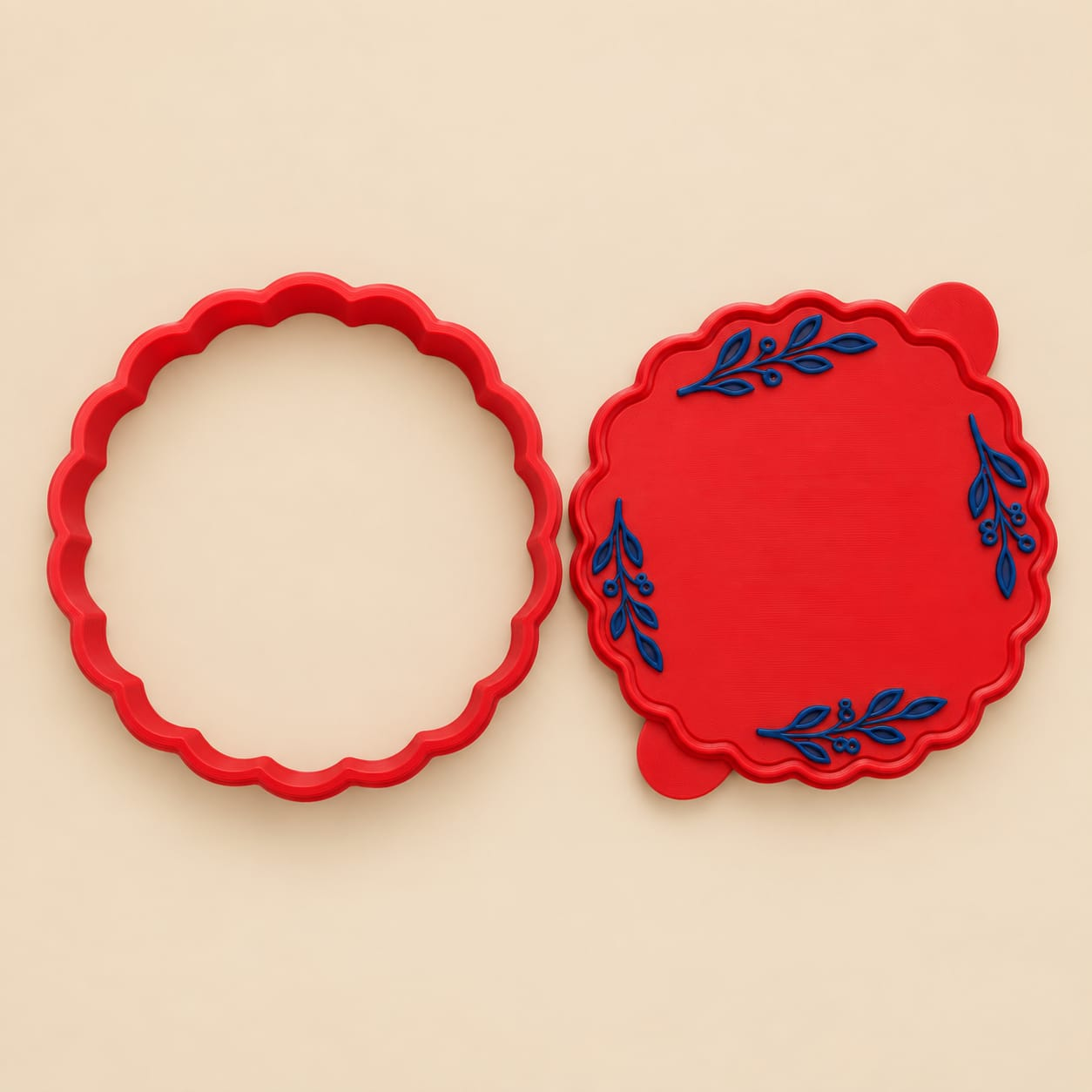 Base Porta-Velas Dufê – Ramos Delicados