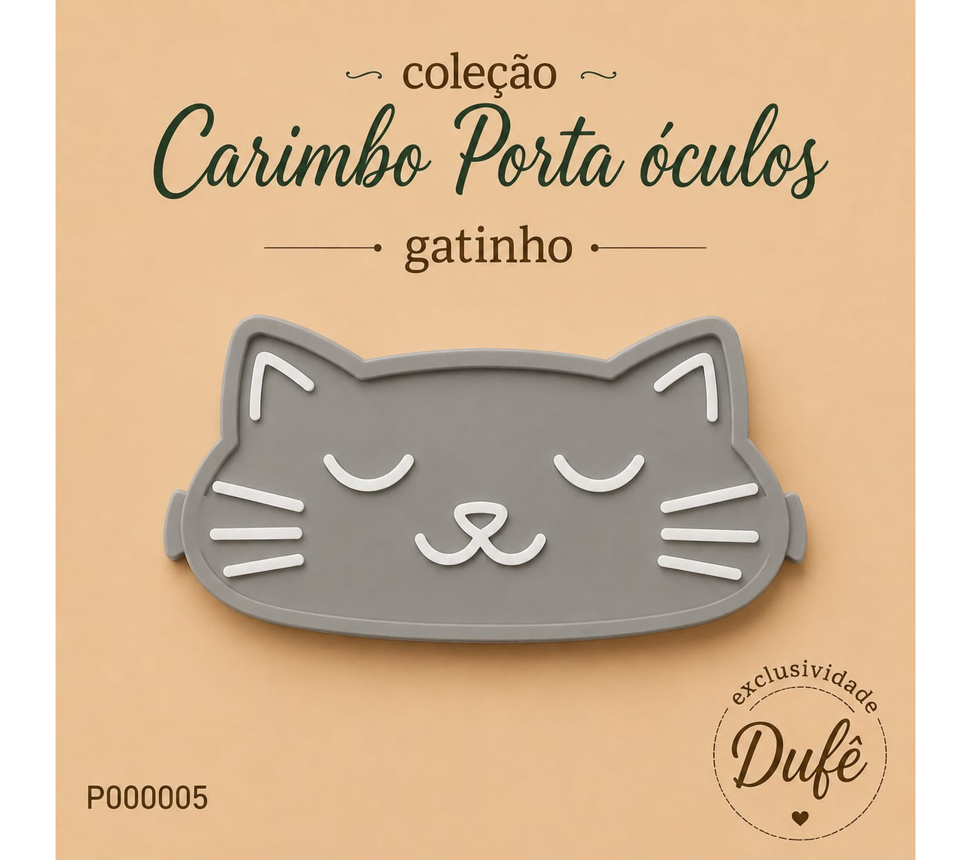 Porta Óculos Gatinho