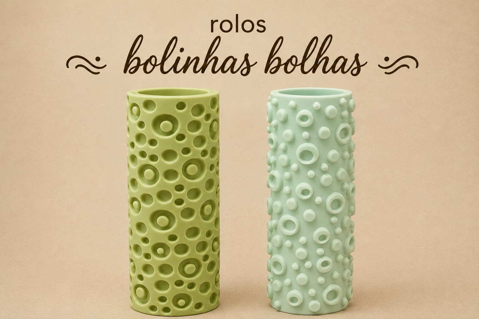 Rolo de Textura Bolhas