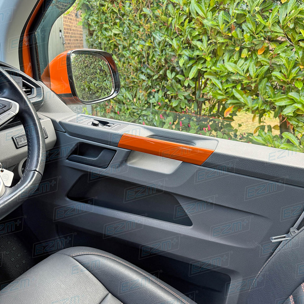 Thumbnail: EZM Interior Door Grab Handle Overlays x 2 for VW Transporter T6.1