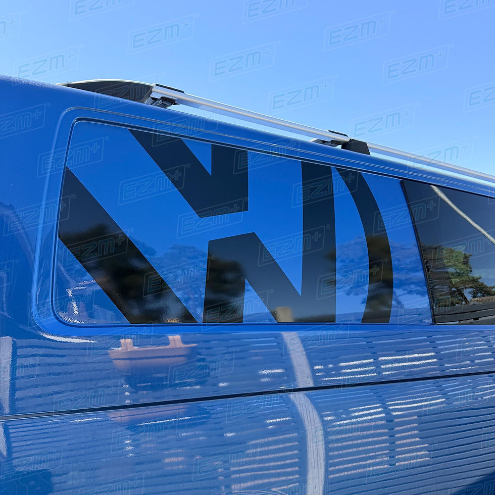 Thumbnail: EZM V1 Rear Panel VW Decals x 2 for VW Transporter T6.1