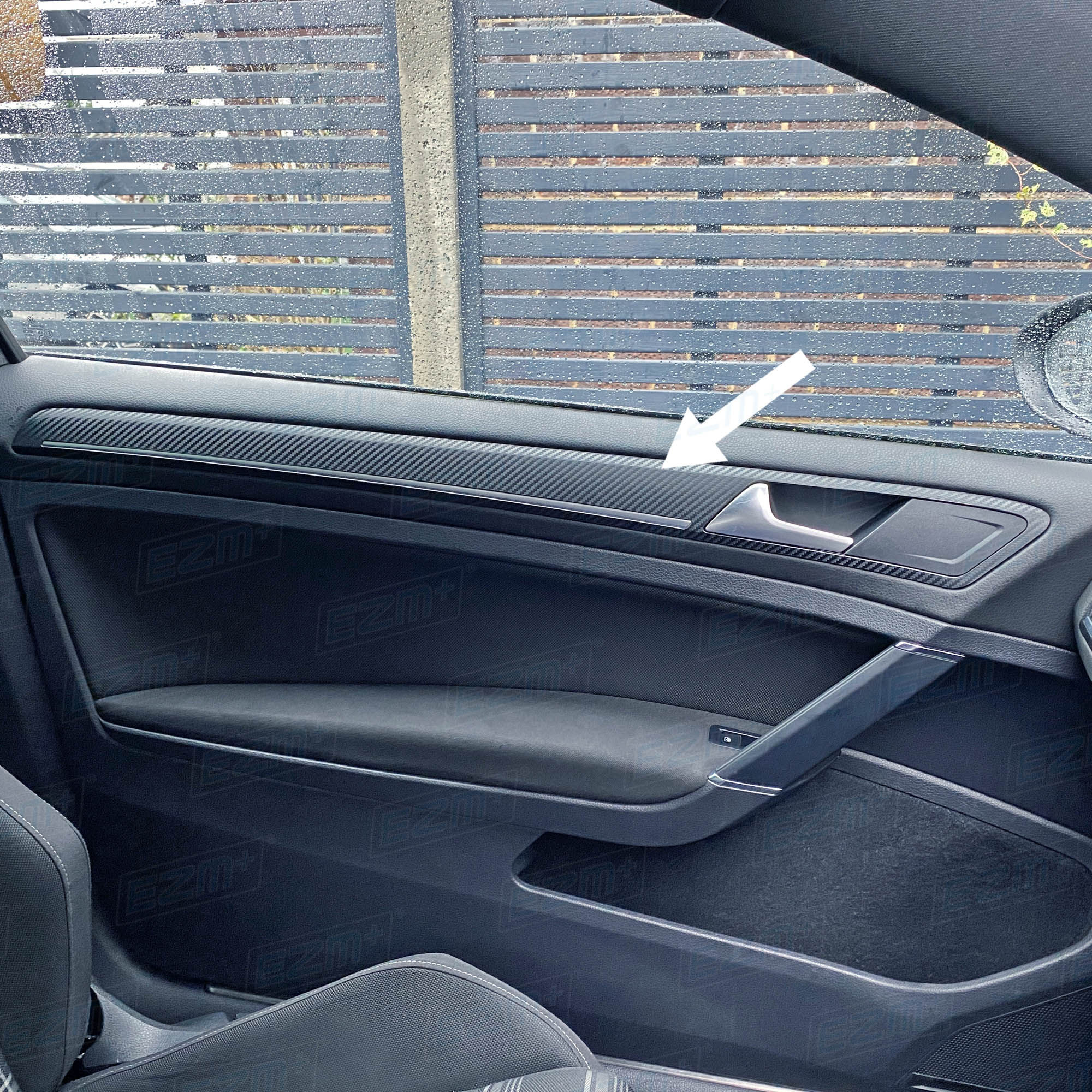 EZM Door Card Overlays for VW Golf MK7.5 R