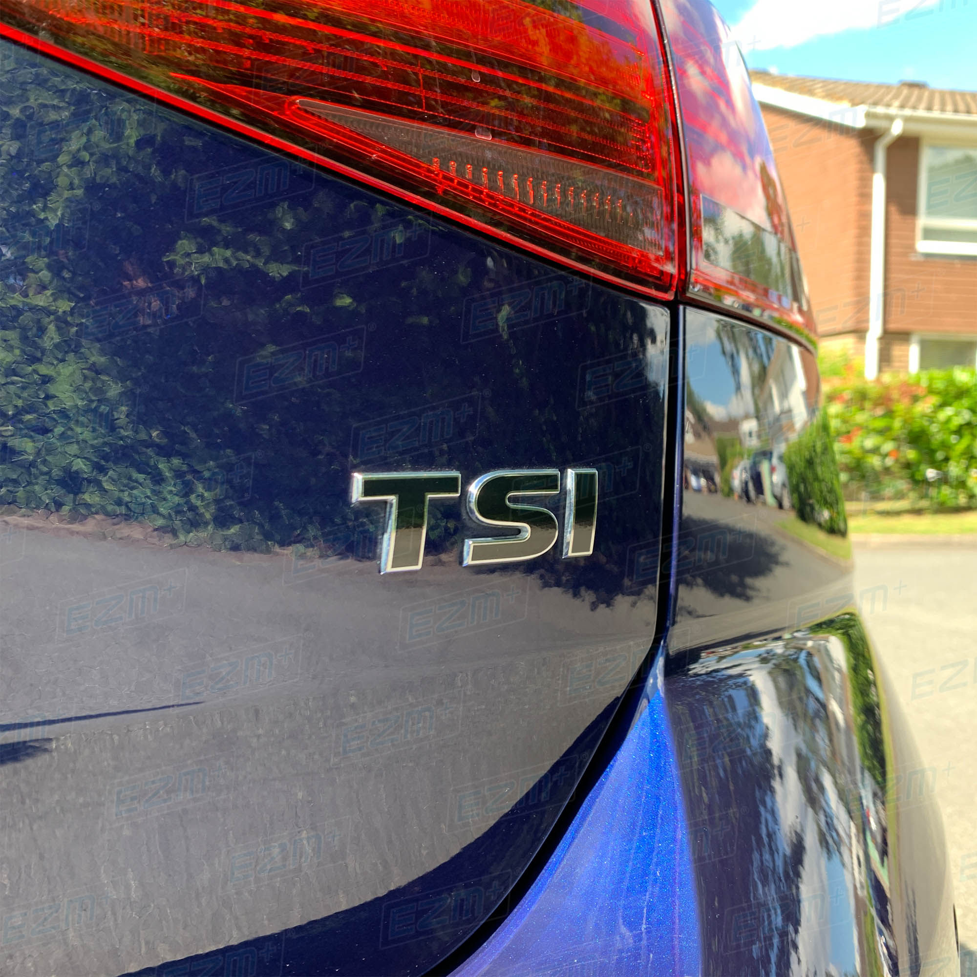 EZM TSI Vinyl Boot Badge Overlay for VW Golf MK7.5 TSI