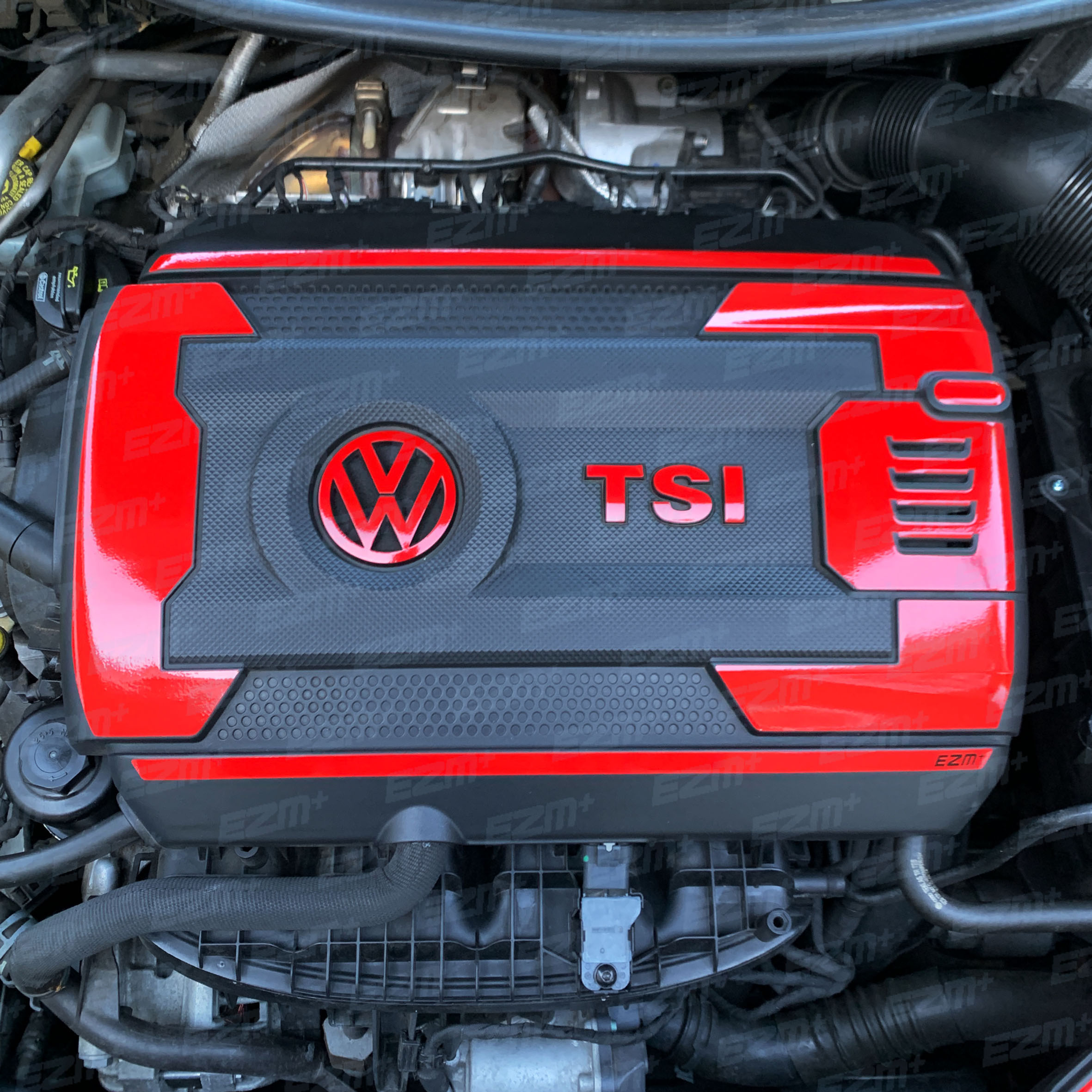 EZM Engine & Fuse Box Cover Decals for VW Golf MK7.5 GTI