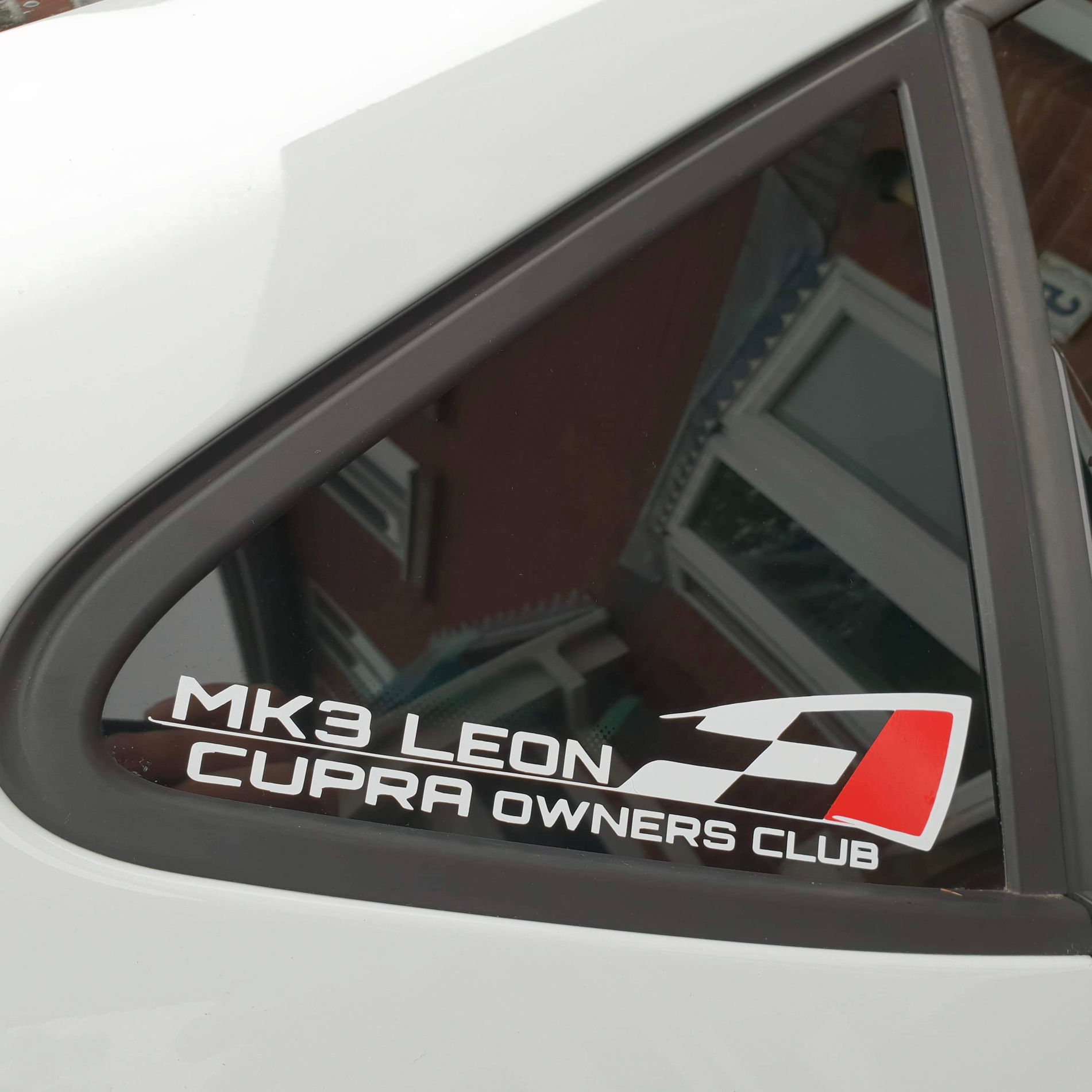 Official MK3 Leon Cupra Owners Club Window Decal