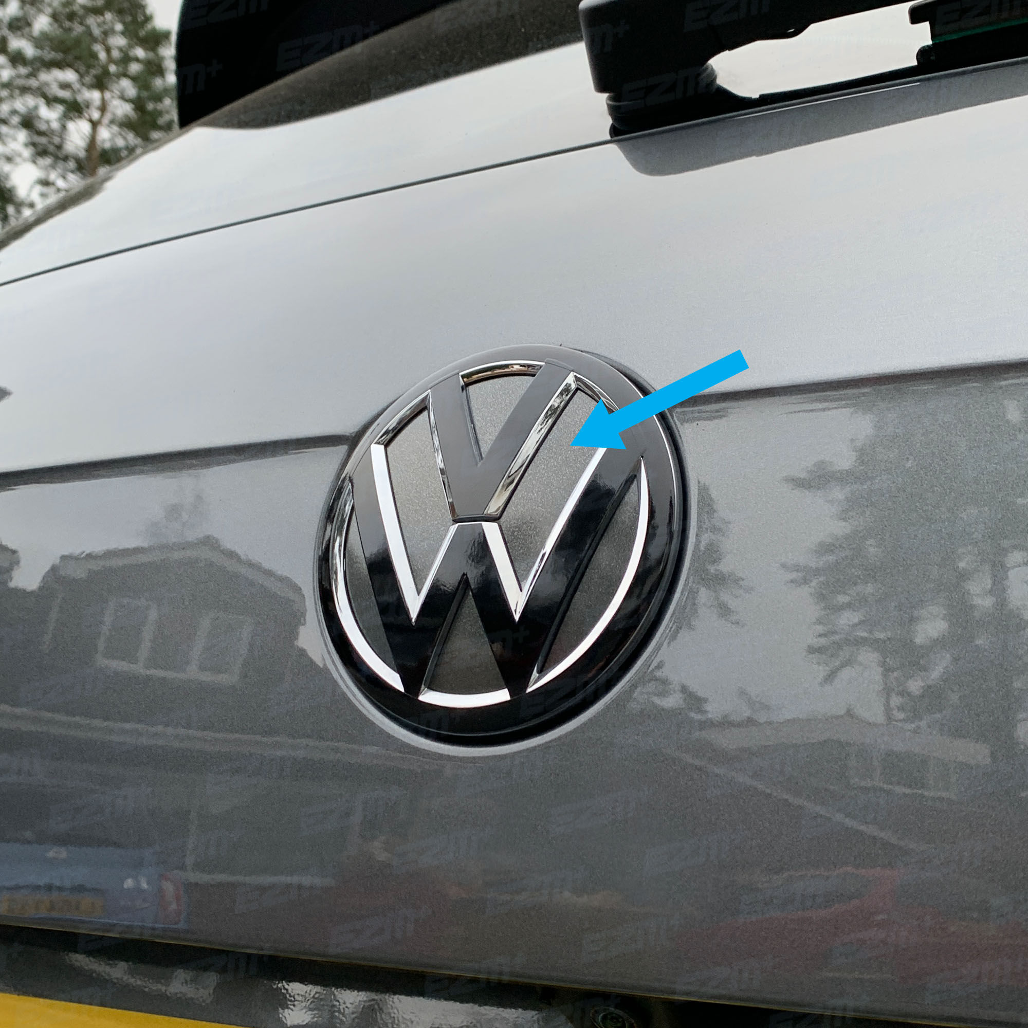 EZM Rear VW Badge Inlays for VW Tiguan MK2 (5N) Models ,