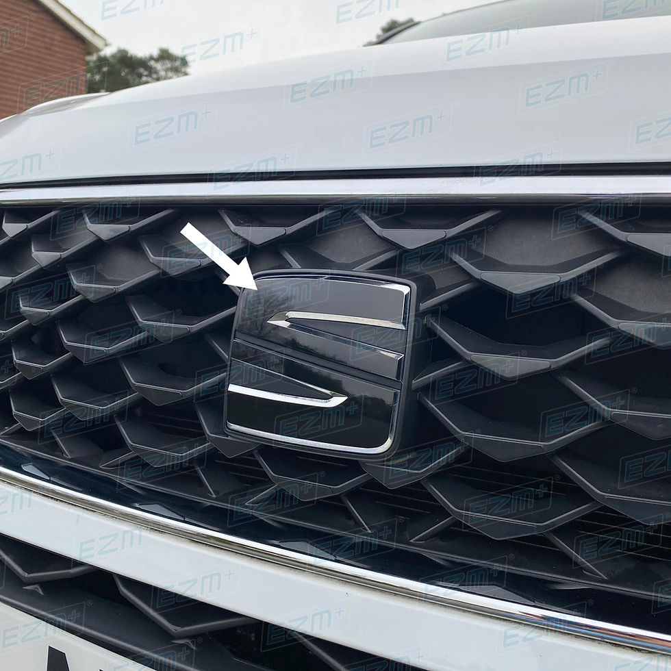 EZM Aftermarket S Badge Overlays x 2 for Seat Ateca
