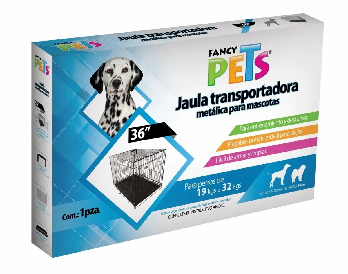 Jaula Transportadora Metálica 36"