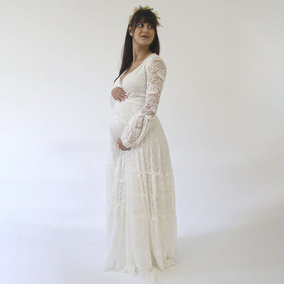 Thumbnail: Maternity Gipsy Layered Dress #7023