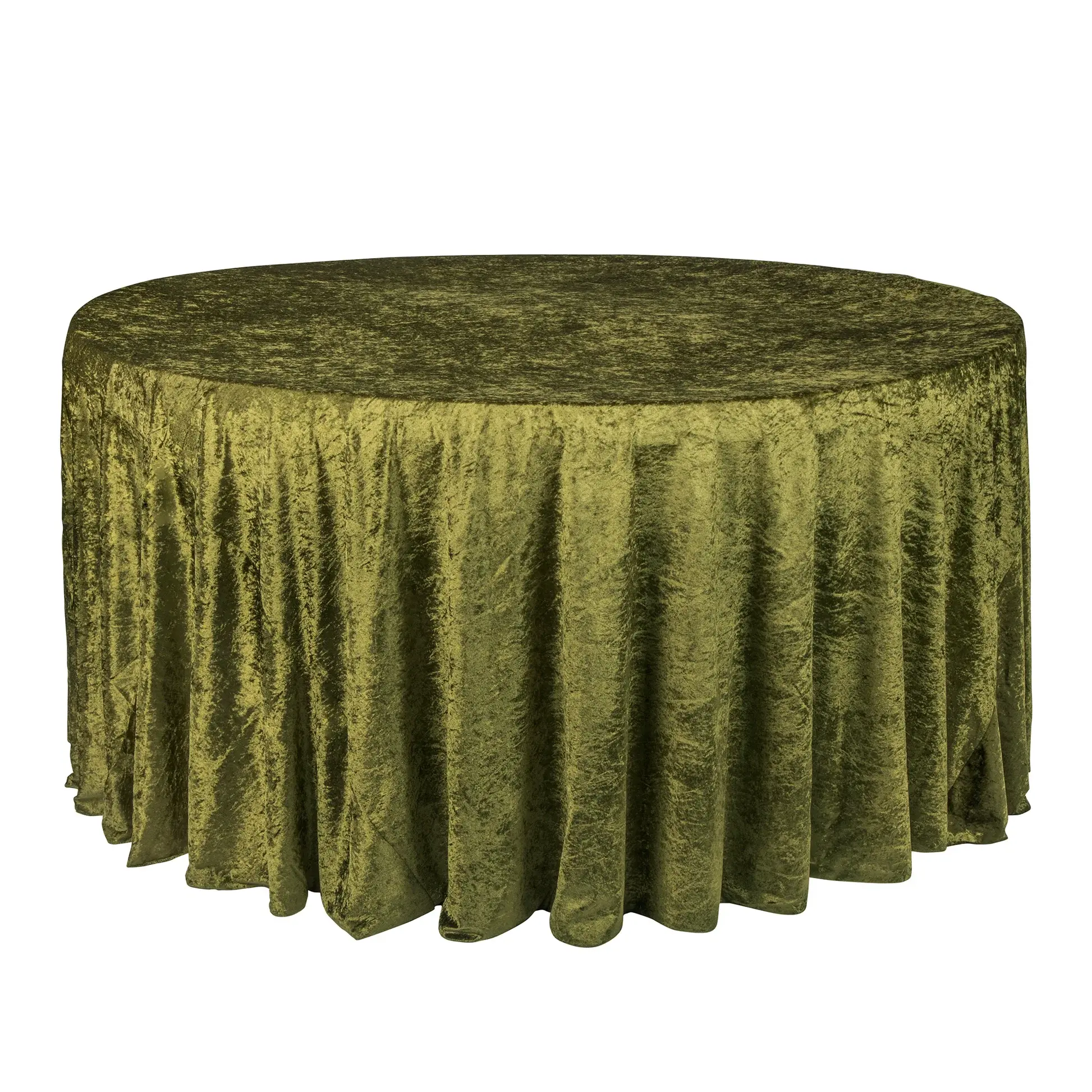 Olive Green Velvet Tablecloths