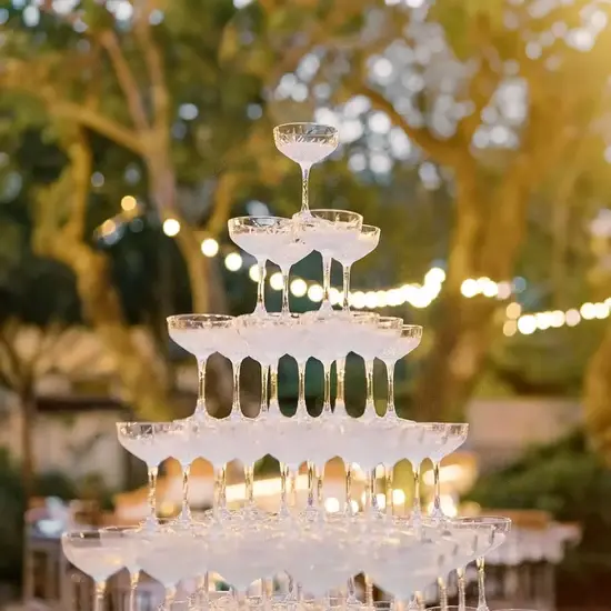 Champagne Tower - 120 Glasses
