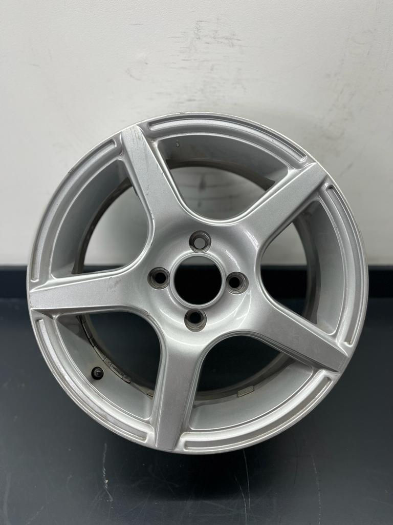 5 Spoke 4 Stud Silver Alloy