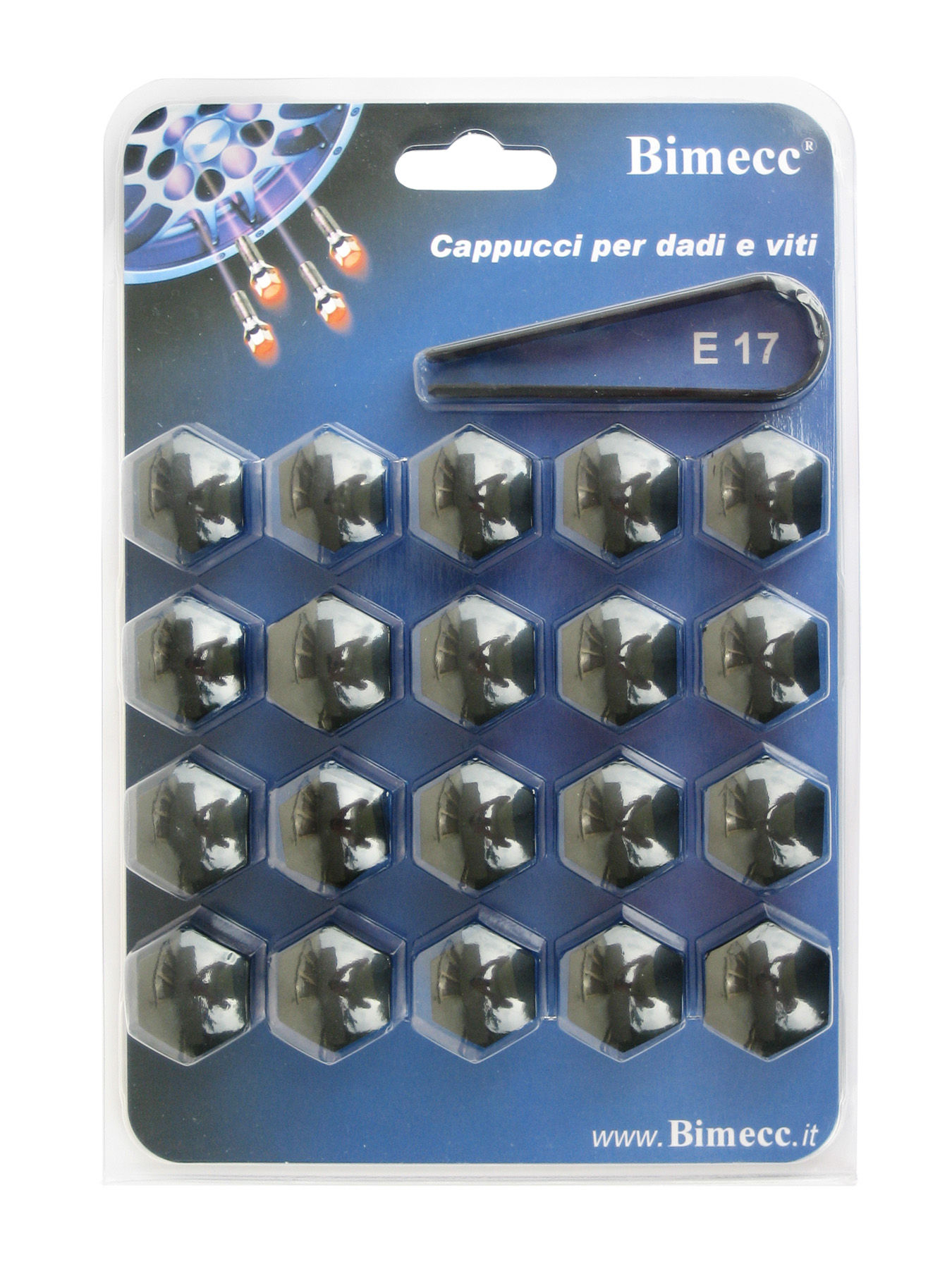 17" Caps for wheel nuts