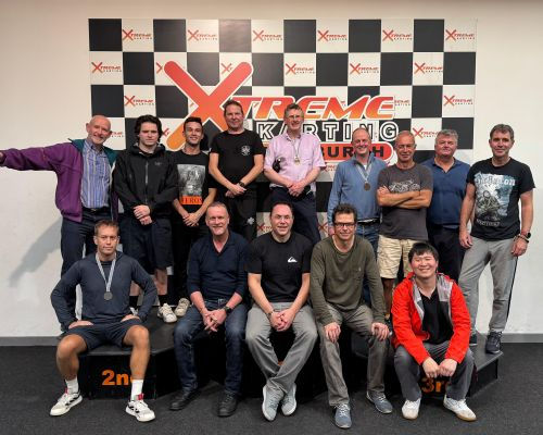 Well done Brendan Callaghan at Xtreme Karting, amazing given he passed 2 drivers and started 8th, i'm not bitter just because i virtually came last!