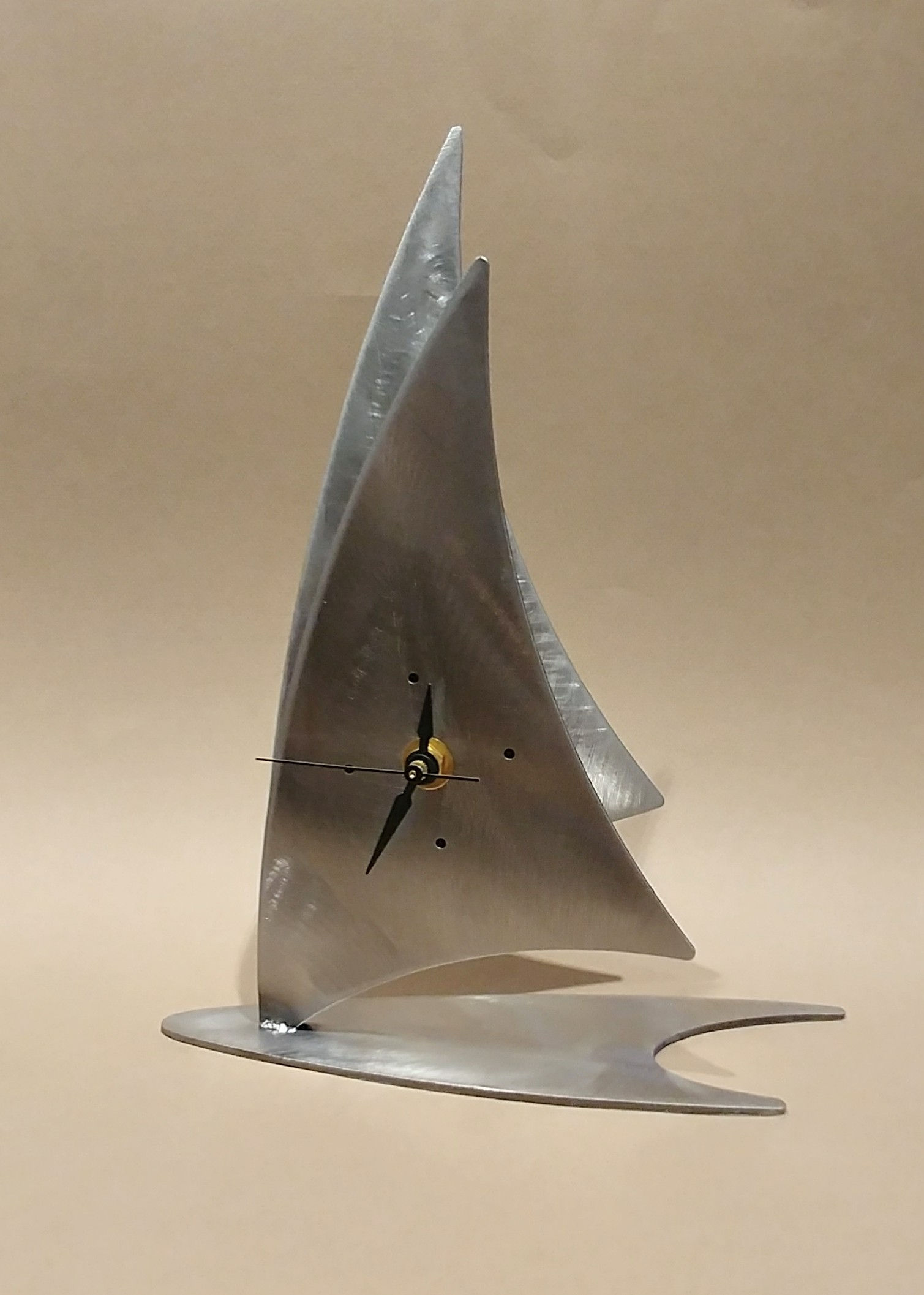 Sedona  Arizona  Tlaquepaque   Timepieces   Desk Clock   Metal Evolution  Steel Square