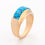 Thumbnail: Jewelry  Rings  14k Gold  Kingman Turquoise