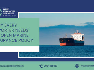 Why Every Exporter Needs an Open Marine Insurance Policy