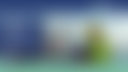 Worker in a hard hat and vest with a tablet points at cranes by the sea. Text: "Who Needs Marine Insurance? A Guide for Indian Businesses."