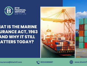 What Is the Marine Insurance Act, 1963 – And Why It Still Matters Today?